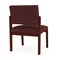 Lesro Lenox Armless Guest Chair, 22.5 in W 26 in L 31.5 in H LW1102 - alternate 3